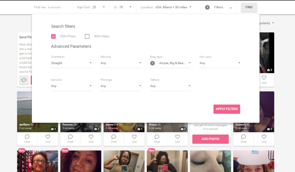 Quali persone traggono vantaggio dal servizio di incontri FatFlirt?